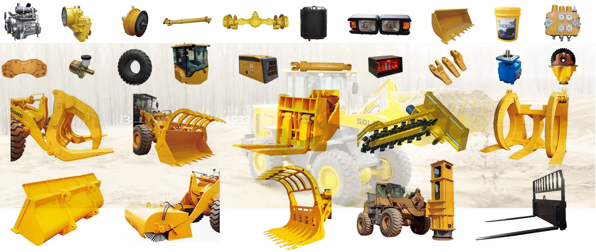 TLF Wheel Loader LG938 Joystick/ Control Lever DXS 4120004305