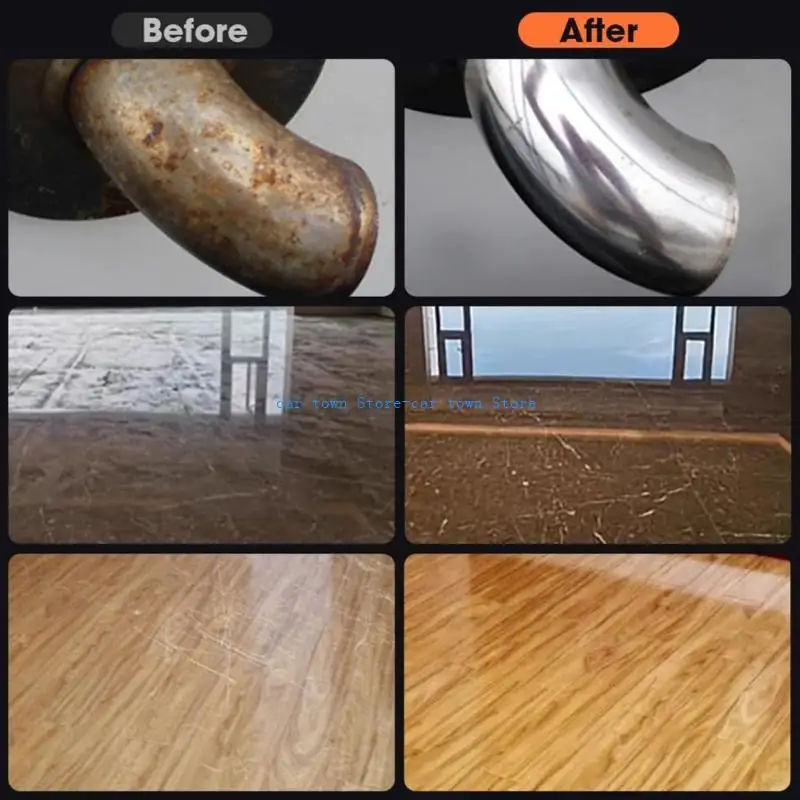 أقراص تلميع ألياف الصوف القوية RXJE أدوات تلميع معدنية 125 مم للألمنيوم الصلب