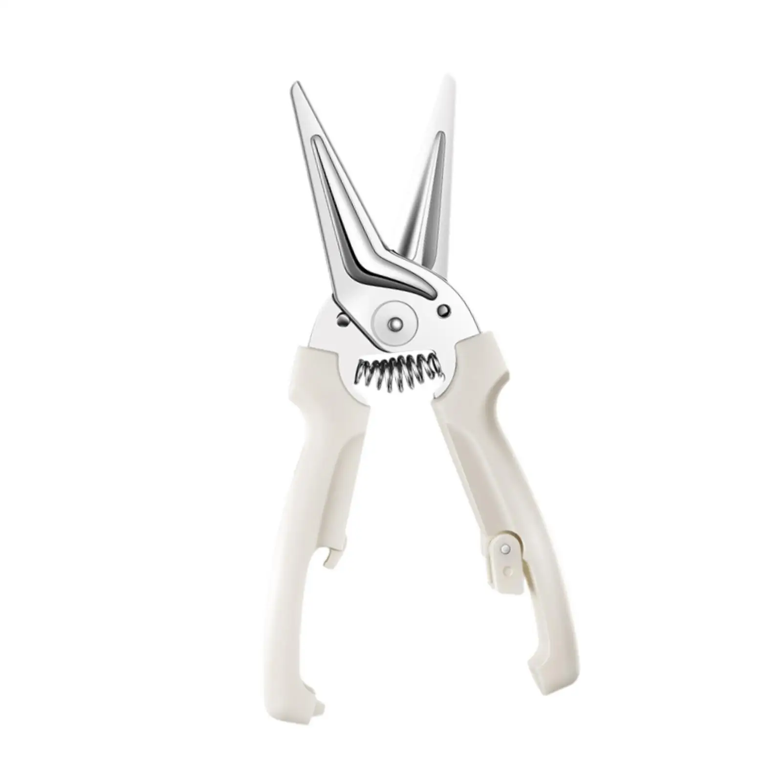 Professional Stainless Steel Kitchen Shears with Protective Cover for Chicken Bone and Barbecue Meat Cutting