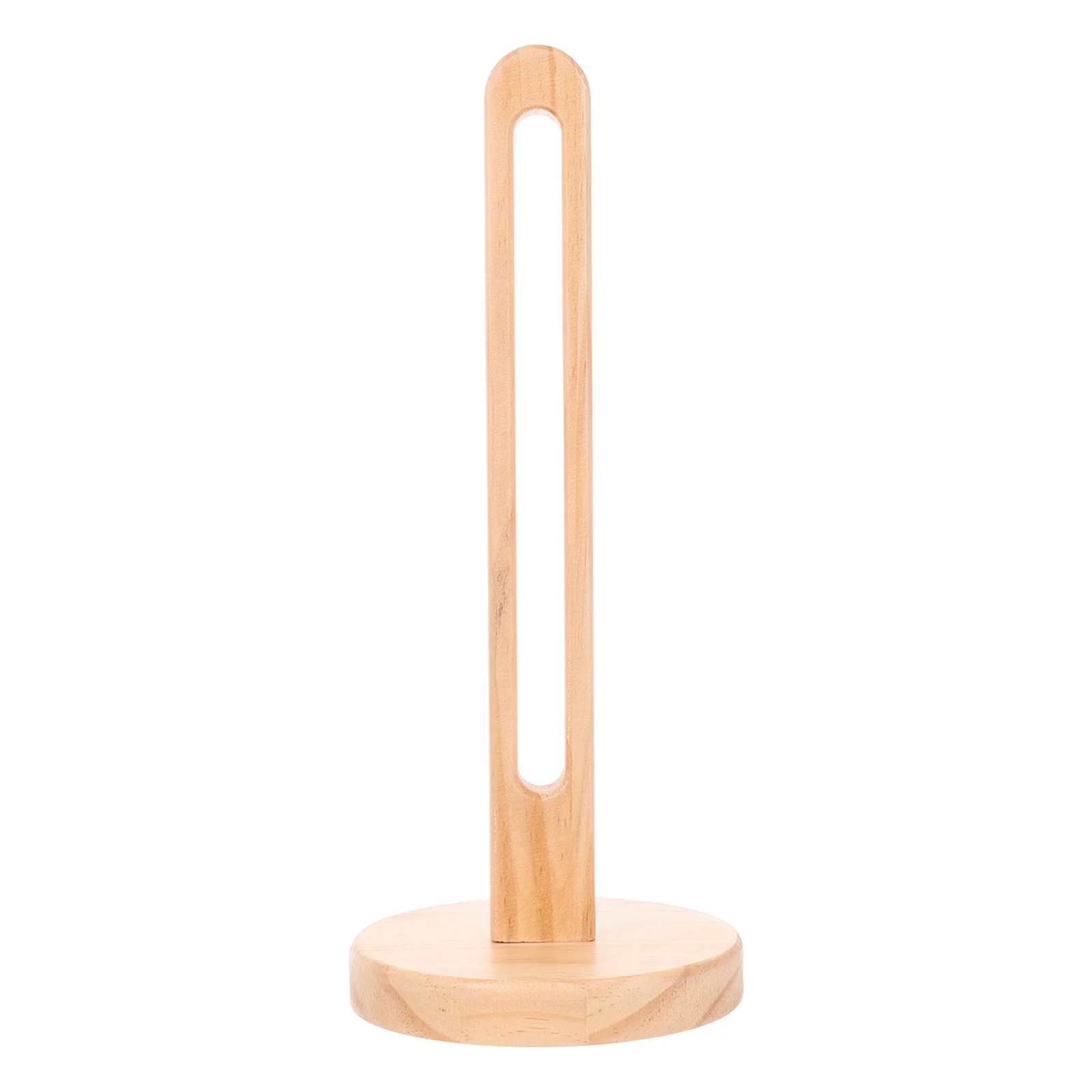 1 pçs suporte de toalha de papel de madeira sem broca bancada economia de espaço suporte para cozinha banheiro estilo fazenda rolo organizador de tecido