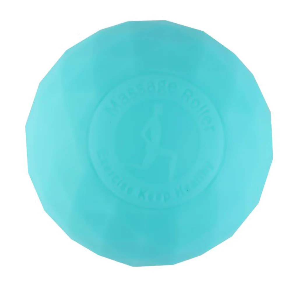 1 قطعة تدليك كرة يوجا سيليكون المضادة للانفجار مطاطا بيلاتيس الكرة ل العضلات الأسطوانة الزناد نقطة لتخفيف الآلام اللياقة البدنية ممارسة