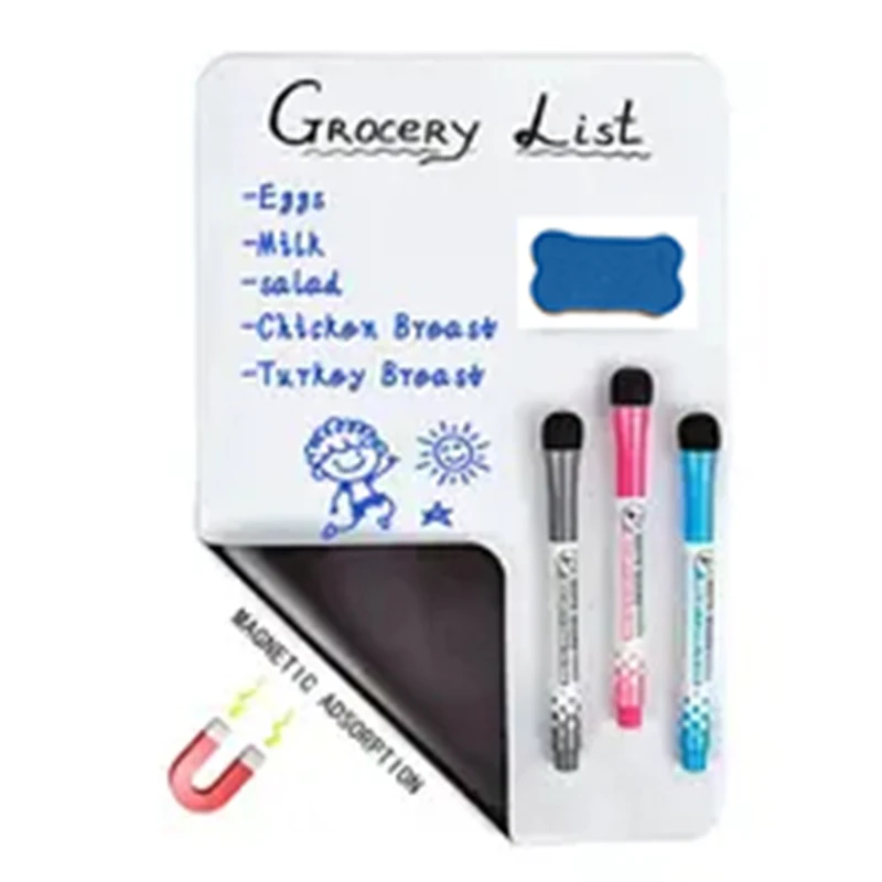 1 قطعة/2 قطعة تقويم الثلاجة المغناطيسي - دعم مغناطيسي قوي، سطح مسح جاف أملس، تقويم عملي، سبورة بيضاء متينة