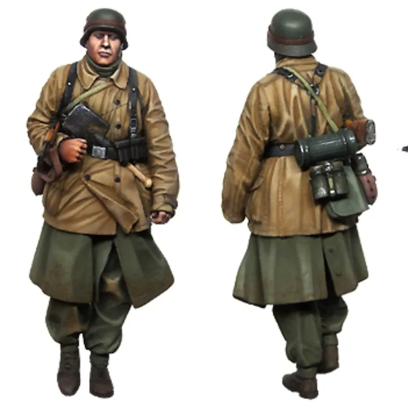 1/35 Scale Resin Figure Assembled Model Kit Modeling Historical Military Hobby Miniature Solder.1944 Unassambled Unpainted N002