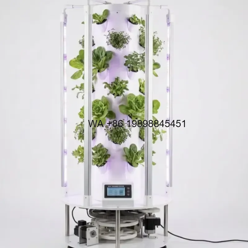 Wmwmnu for Smart Hydroponics Tower Vertical Garden Kit Greenhouse Agriculture Irrigation System Modern Soilless Planting