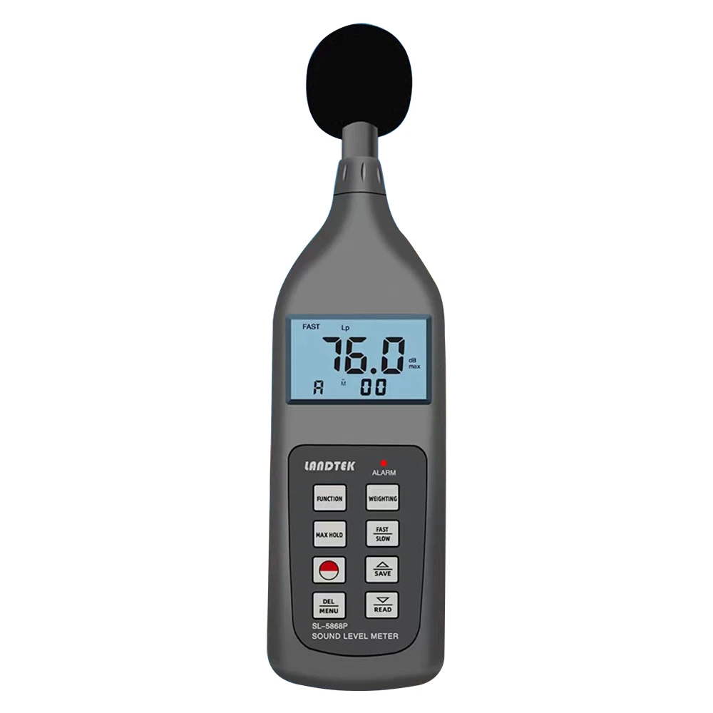 LANDTEK Sound Level Meter SL5868P Decibel Meter with Memory Function SL-5868P Multifunctional Noise Meter