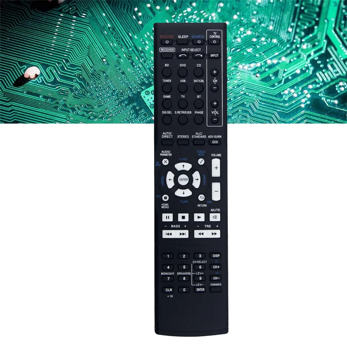 Replace AXD7741 Remote for Pioneer AXD7395 VSX-503-K VSX-531-K VSX-530-K VSX-531 AV Receiver Home Theater System