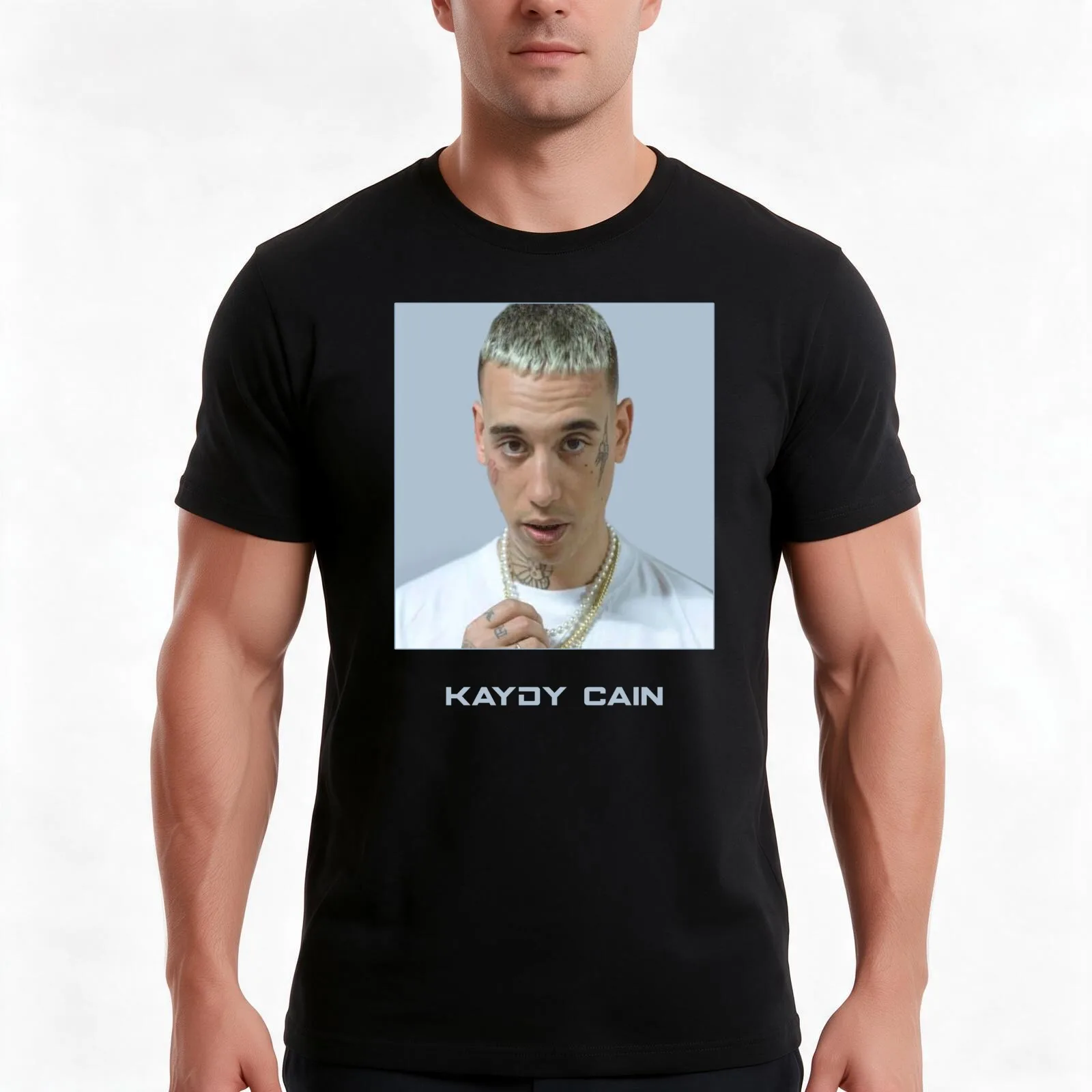 Kaydy Cain T-Shirt Summer Casual Cotton Tee Oversized Streetwear Tops Vintage Graphic Print Loose Fit Short Sleeve