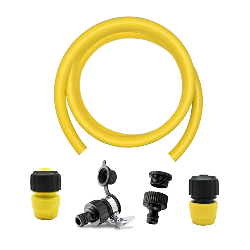 

Водозастановительный шарнир для садового шланга Karcher 3/4 дюйма X 9,84 фута, гибкий, устойчивый к ударам универсальный комплект шарниров для крана