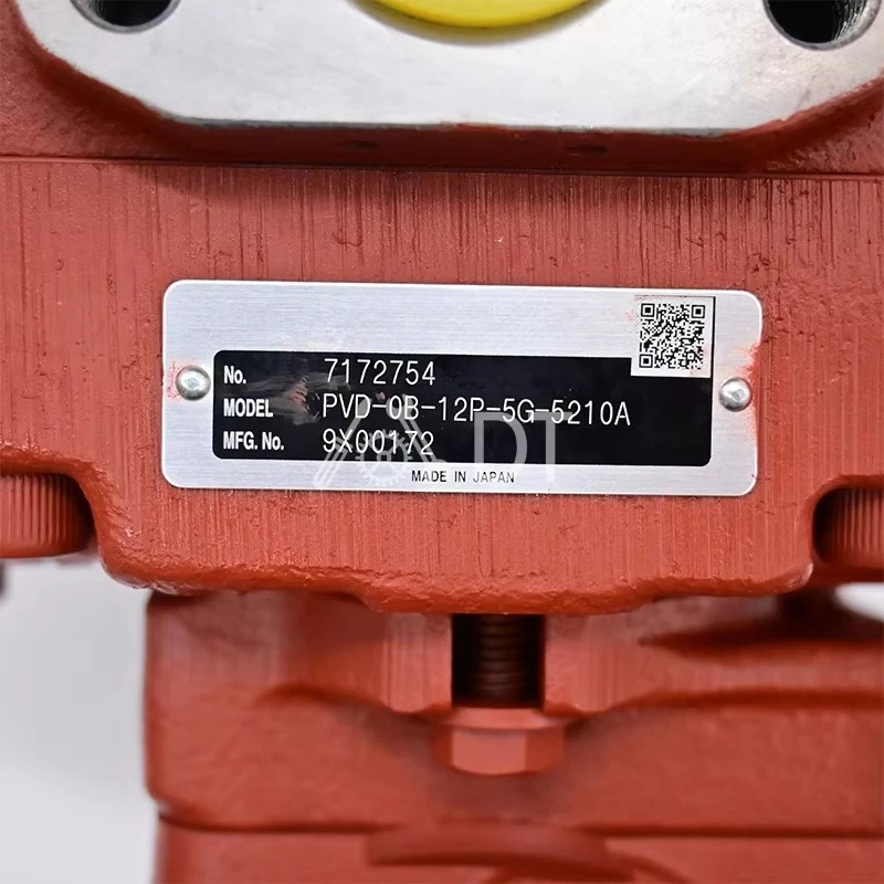 Hydraulic Main Pump for Mini Excavator E16 E17 E19 E20 PVD-0B-12P-5G-5210A Part Number 7172754 Fast Delivery