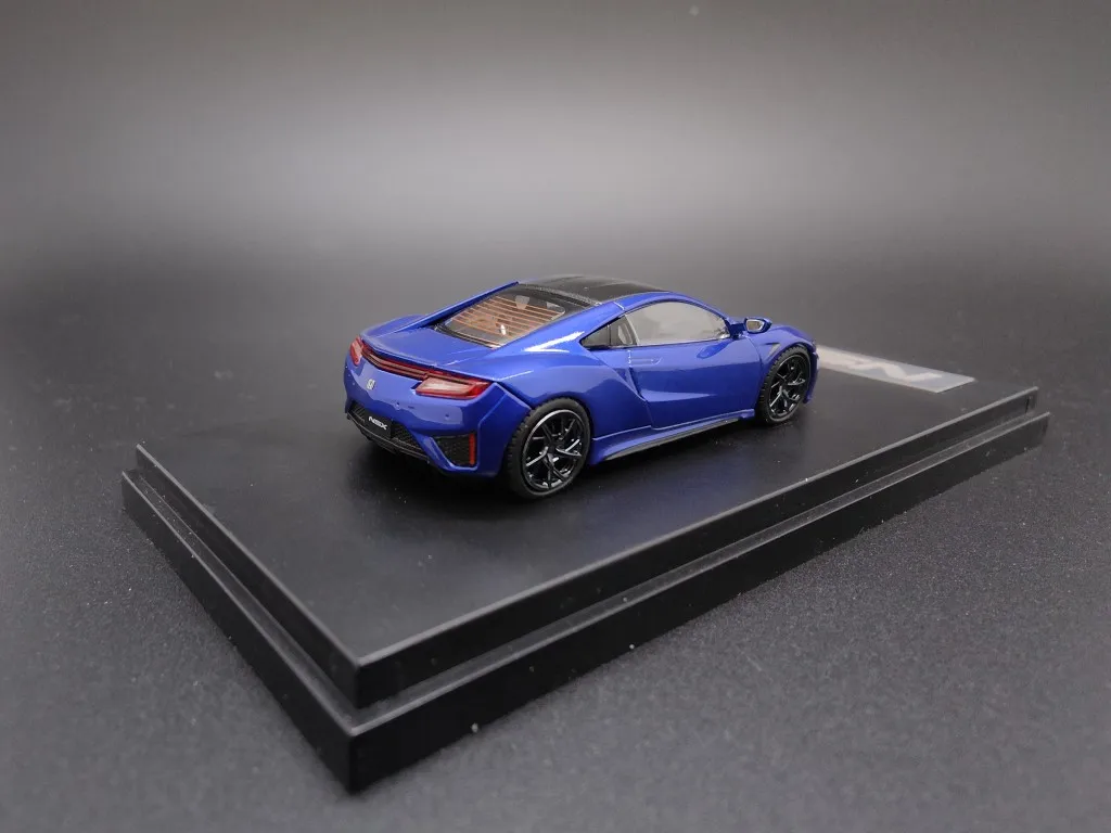 LCD 1:64 HONDA NSX Acura รถโลหะผสม Die-cast รุ่นคอลเลกชันจอแสดงผลของขวัญ