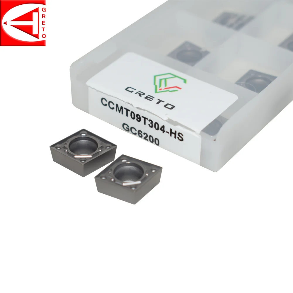 

GRETO CCMT09T304-HS GC6200 инструменты из цементированного карбида для токарных пластин Cnc CCMT 09T304 HS