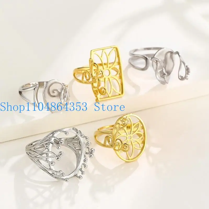 Robuste Messing-Ohrringkomponenten, Schmuckzubehör für handgefertigten Schmuck, modisch, 2 Stück im Lieferumfang enthalten, Heimdekoration – Detail 2