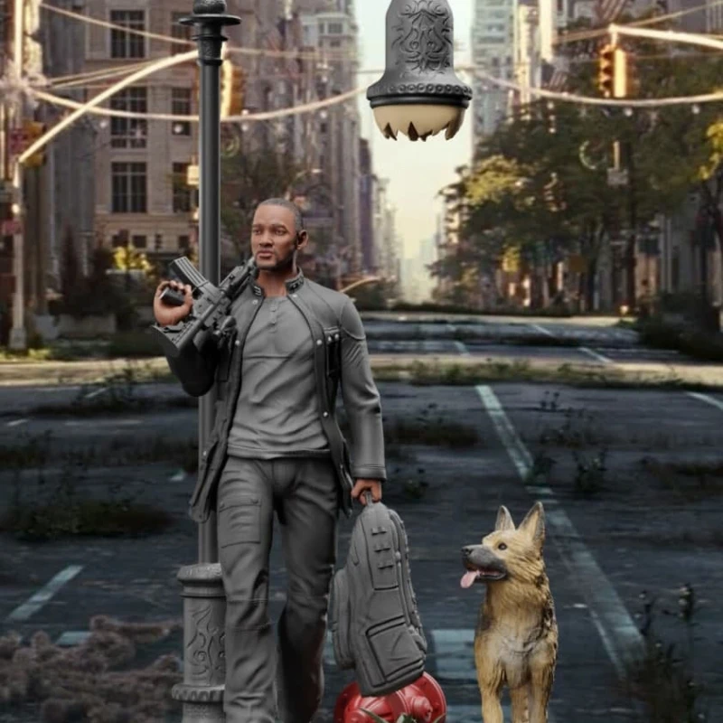 

1/24 Scale Resin Figure Model Kit Legends and dogs Unassembled and Unpainted 3D printing DIY toy 276