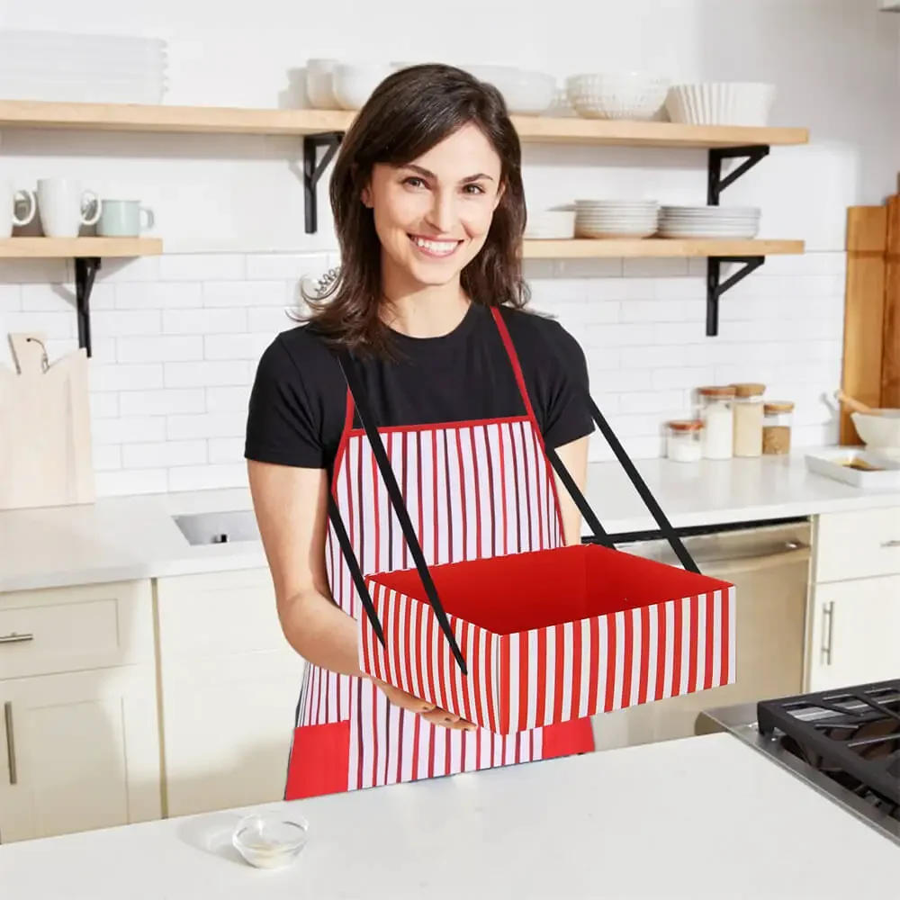 Cosplay50s النادل تأثيري حلي 4 قطعة مجموعات الكرنفالات السيرك موضوع حفلة هوت دوج الصودا رعشة فيلم ليلة الأحمر والأبيض شريط Tak