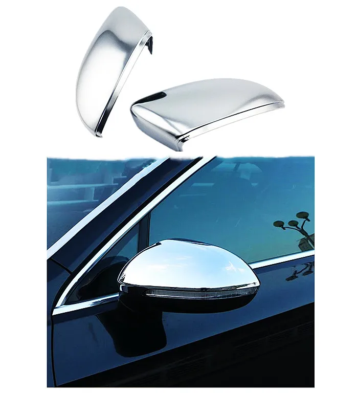 

CC Silver ABS Replacement Side Mirror Cover for Volkswagen EOS/CC/passat /Scirocco/beetle/Magotan/Sagitar/BORA/ C-TREK