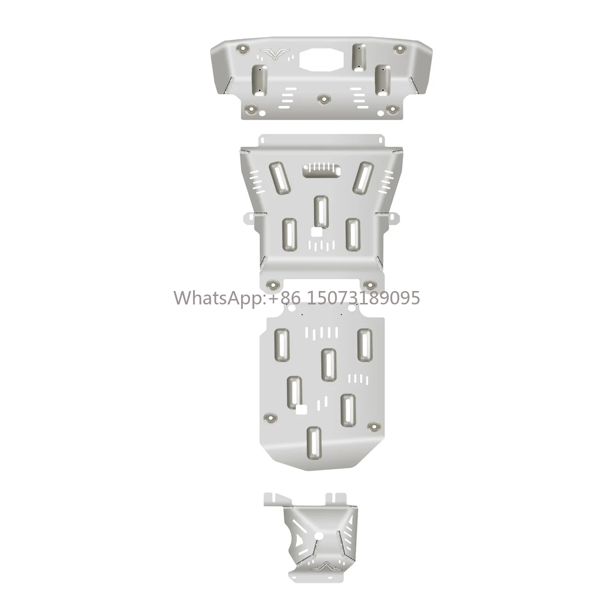 

Factory Wholesale Al-Mg Alloy 8mm Skid Plate Set for Land Rover Defender 110