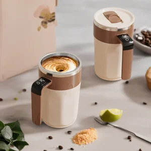 

Умная магнитная самоперемешивающаяся кофейная кружка, автоматический миксер с цифровым дисплеем, портативная дорожная чашка из нержавеющей стали для напитков