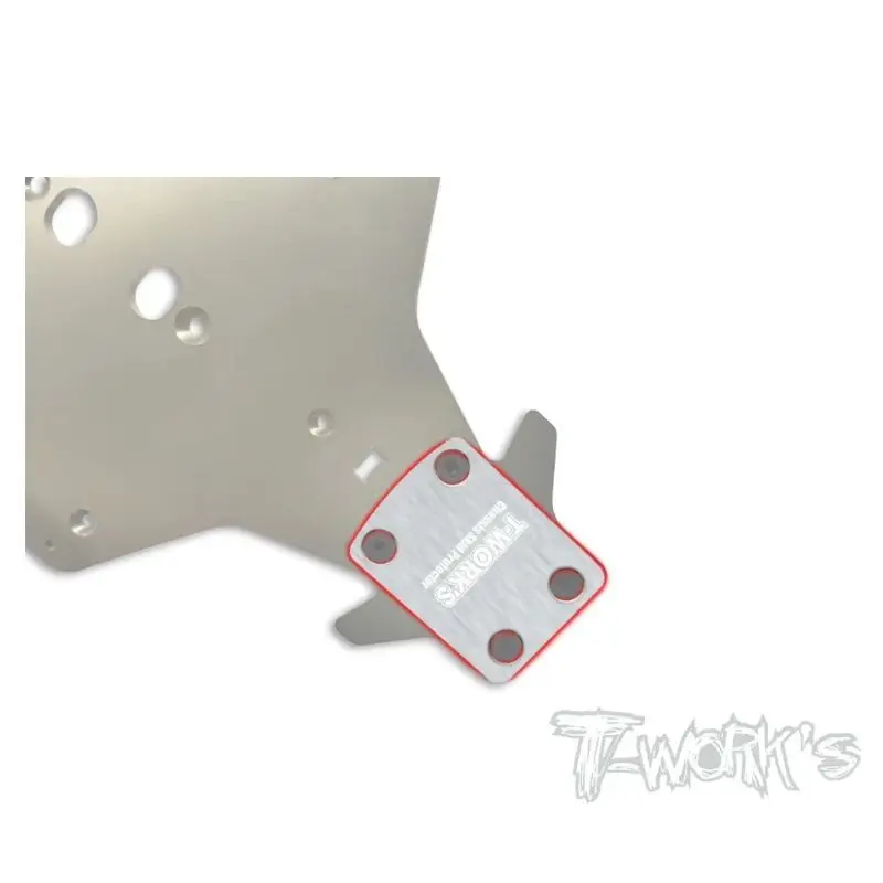 

Original T Works TO-220-MP11 Stainless Steel Rear Chassis Skid Protector ( Kyosho MP11 ) 2pcs Rc Tool