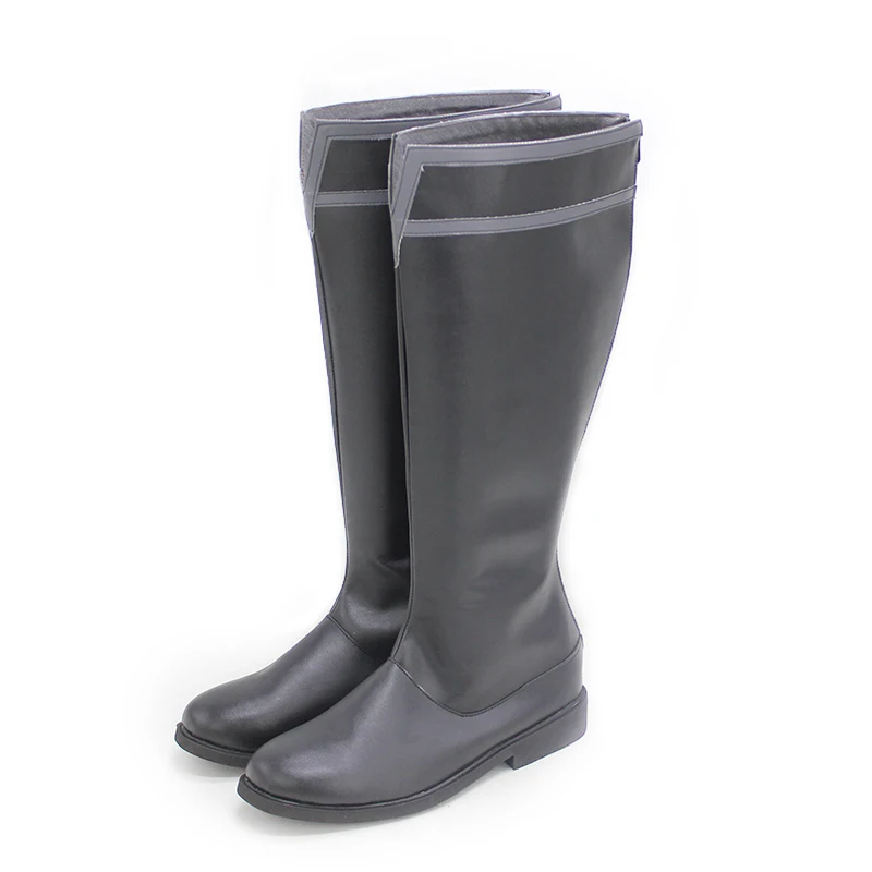 Superhéroe Legacy Black Clark Kent Cosplay zapatos botas adulto hombre niños botas negras carnaval Halloween