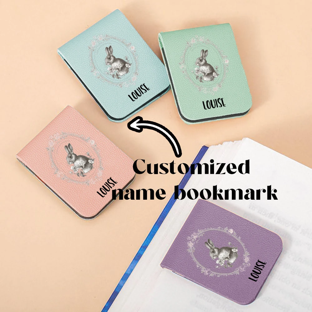 

Customize bookmarks, showcase bunnies as personalized gifts for book lovers' birthdays