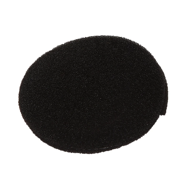 Housses de coussinets de remplacement pour écouteurs, casque, sauna, téléphone noir, 55mm, 8 paires
