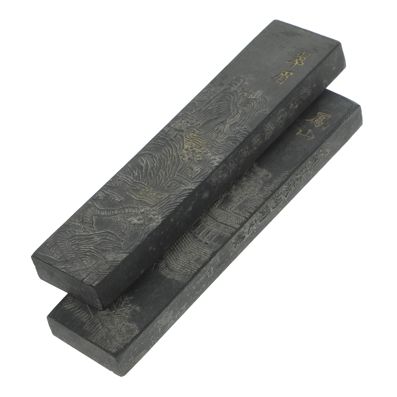 

2 Pcs Calligraphy Ink Stick Sumi Black Manual Block Soot Chinese Sticks Drawing