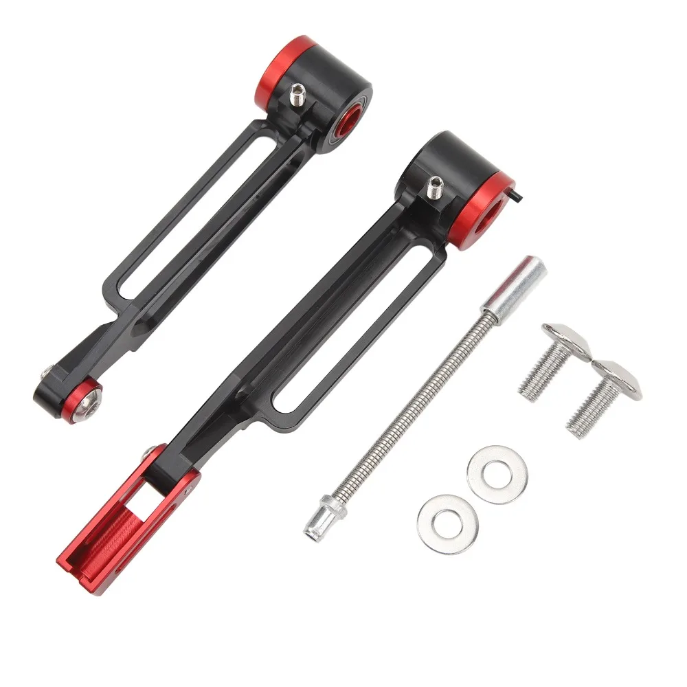 

Складной велосипедный V-образный тормоз из алюминиевого сплава, простая установка, сверхлегкий, черный, комплект V-образных тормозов для складного велосипеда, легкая тормозная система