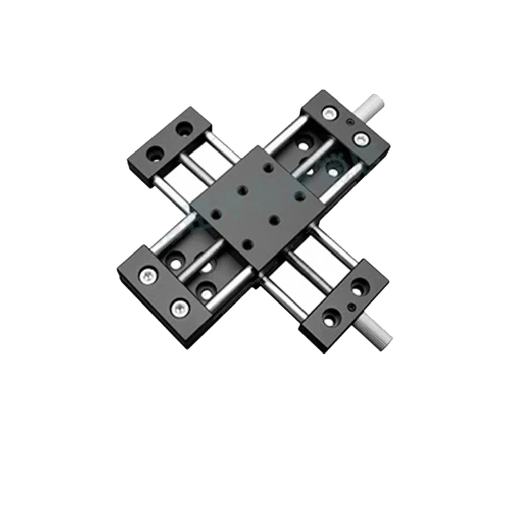 DXY40-50 Manual XY Linear Stage 40x40mm Two-Axis Cross Slide Lead Screw Fine Adjustment Table 50x50mm Travel