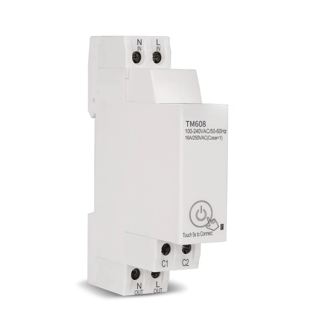 Household 220v single-phase smart wireless WiFi power-off guide rail meter mobile app remote control rental