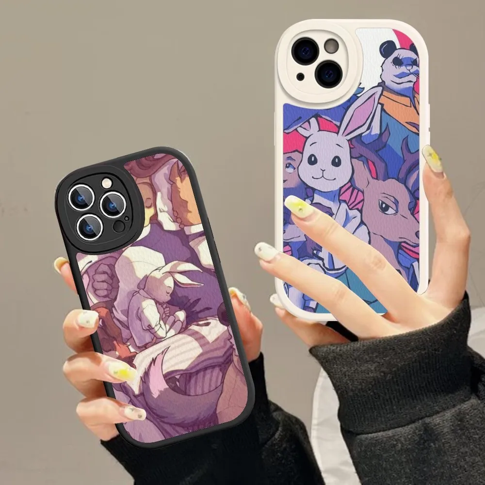 Classic Japanese Anime B-Beastars Phone Case Hard Leather For IPhone 16 15 14 13 12 Mini 11 14 Pro Max Xs X Xr 7 8 Plus