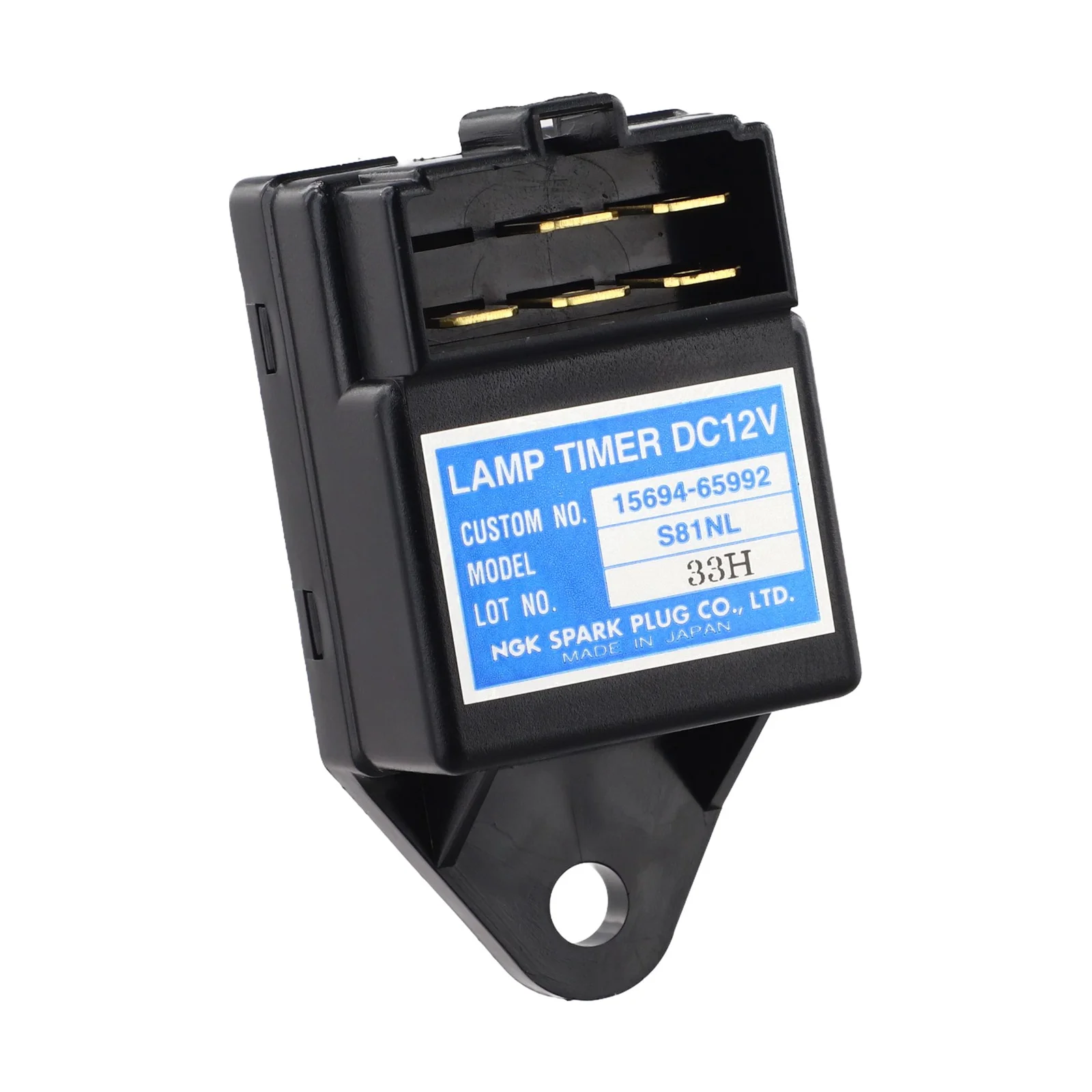 12V Glow S81NL Lamp Timer Relay for Kubota Engines Compatible with 15694 65990 15694 65992 Suitable for Low Temperature Use