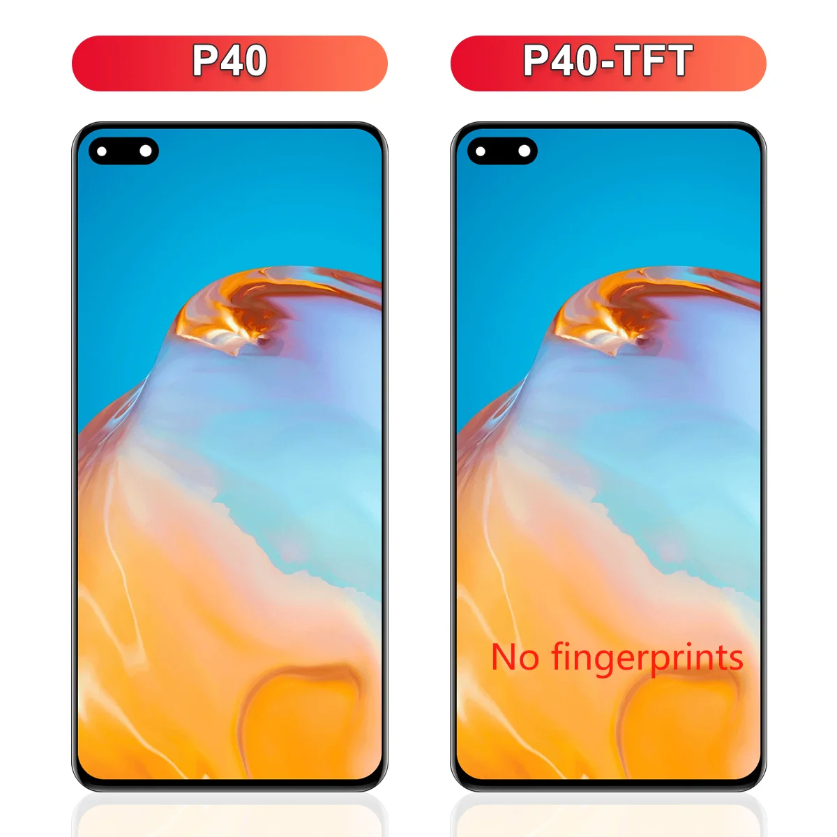 6.1' OLED TFT P40 Screen, For Huawei P40 LCD Display ANA-N09 ANA