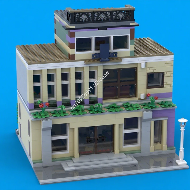 

Модульные здания MOC для дискотек и квартиры, обучение на день рождения, сборка мастерской, коллекционное издание, модель
