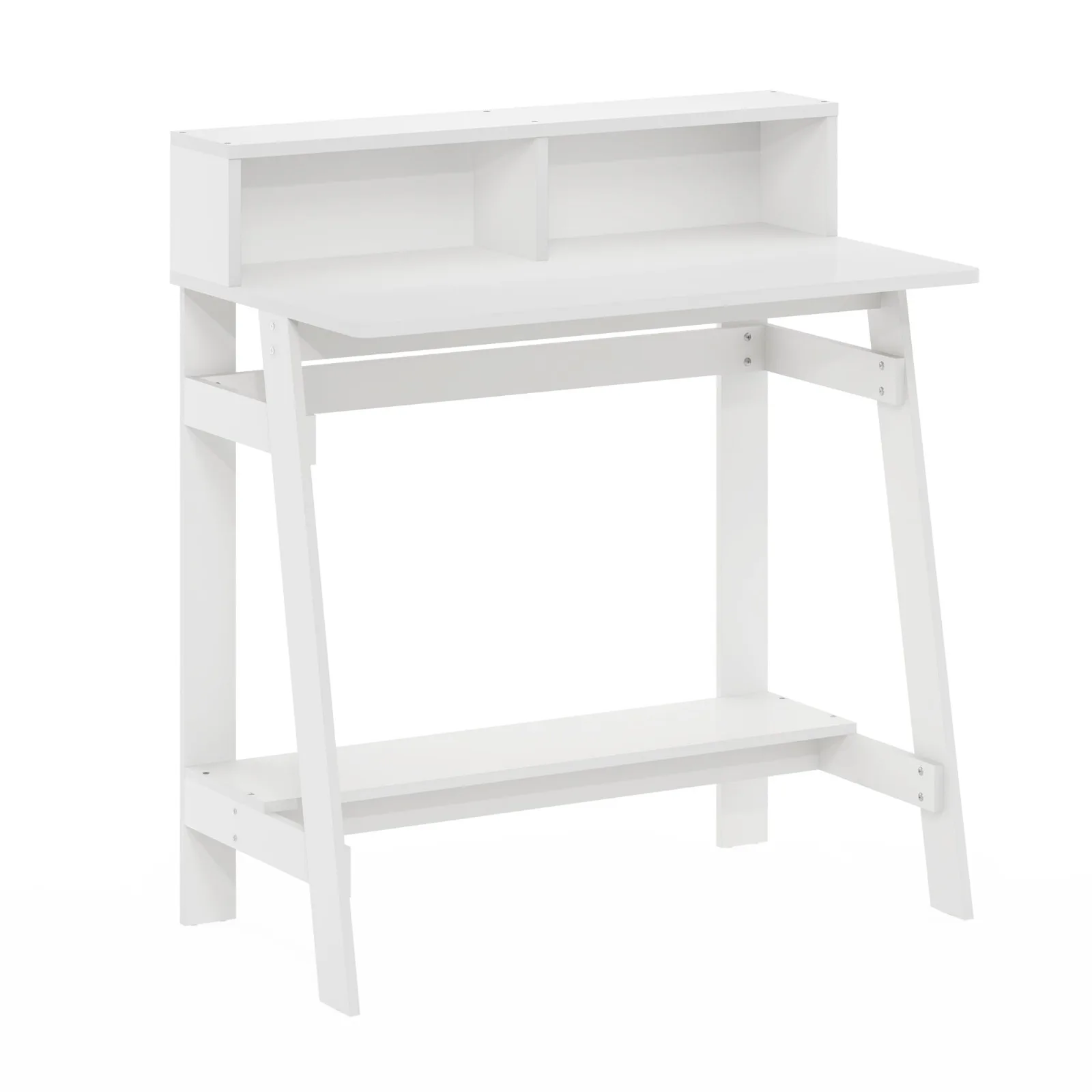 

US Simplistic A Frame Computer Desk, WhiteThe minimalist design desk serves good purpose as your daily working or