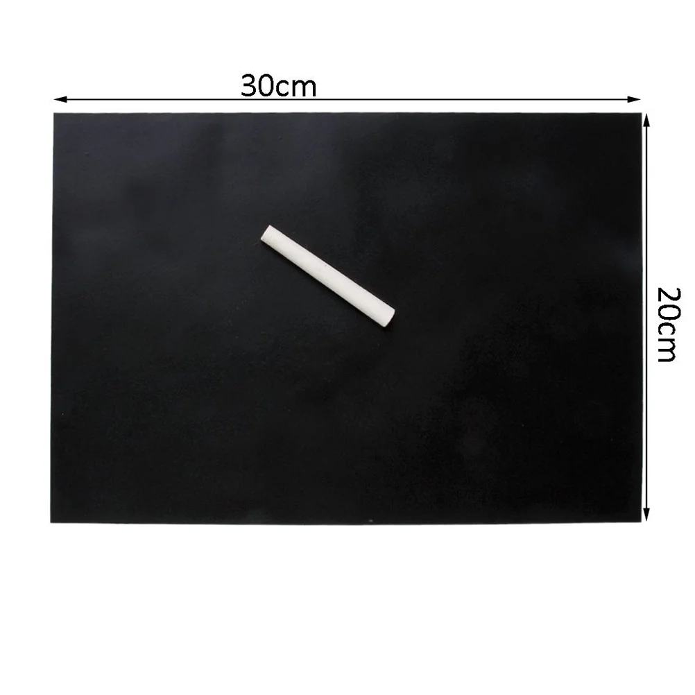 8 Pcs Sticker Removable Label Stickers Chalk Board 3000X2000X030CM Chalkboard Labels