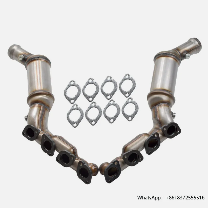 

Car Exhaust System Turbo Engine Downpipe for 2007-2010 X5 4.8L Catalyst Manifold Catalytic Converter for BMW X5 4.8L V8