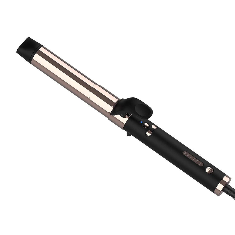 

Professional Ceramic Coated Auto-Rotating Hair Curling Wand Fast Heating up 450F LED Temperature Display Heat Protection Glove