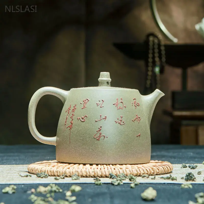 160ml Chinese Zisha Tea Set Hand-painted Beauty Tea Pot Yixing Purple Clay Teapot Custom Filter Kettle Tea Ceremony Supplies