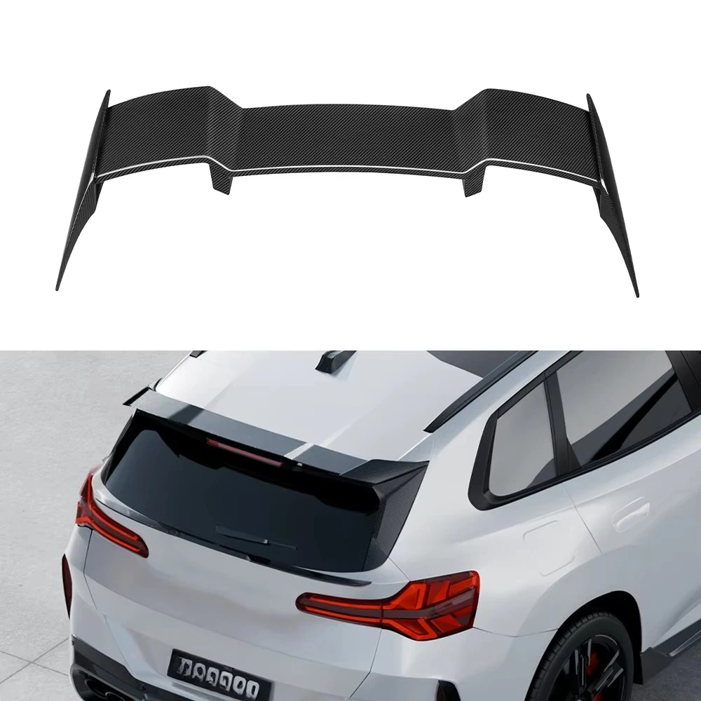 

SOOQOO for X3 G45 Prepreg Carbon Fiber Car Roof Spoiler Rear Roof Wing Spoiler G45