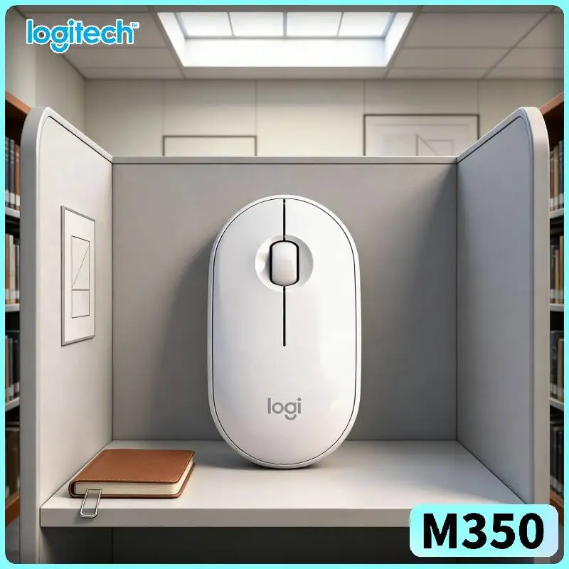 Logitech M350 Travel Optical Mouse - Slim Body, Silent Operation, Dual Mode, Recycled Plastic, Business Trip Helper