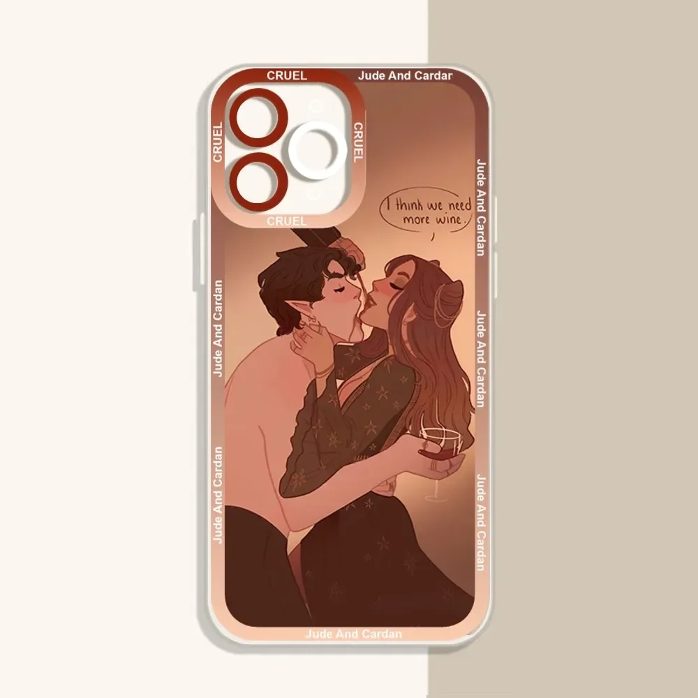 The Cruel Prince Jude And Cardan Phone Case For IPhone 12 11 13 14 15 Pro Max XR XS Max X SE2020 7 8 Plus Case