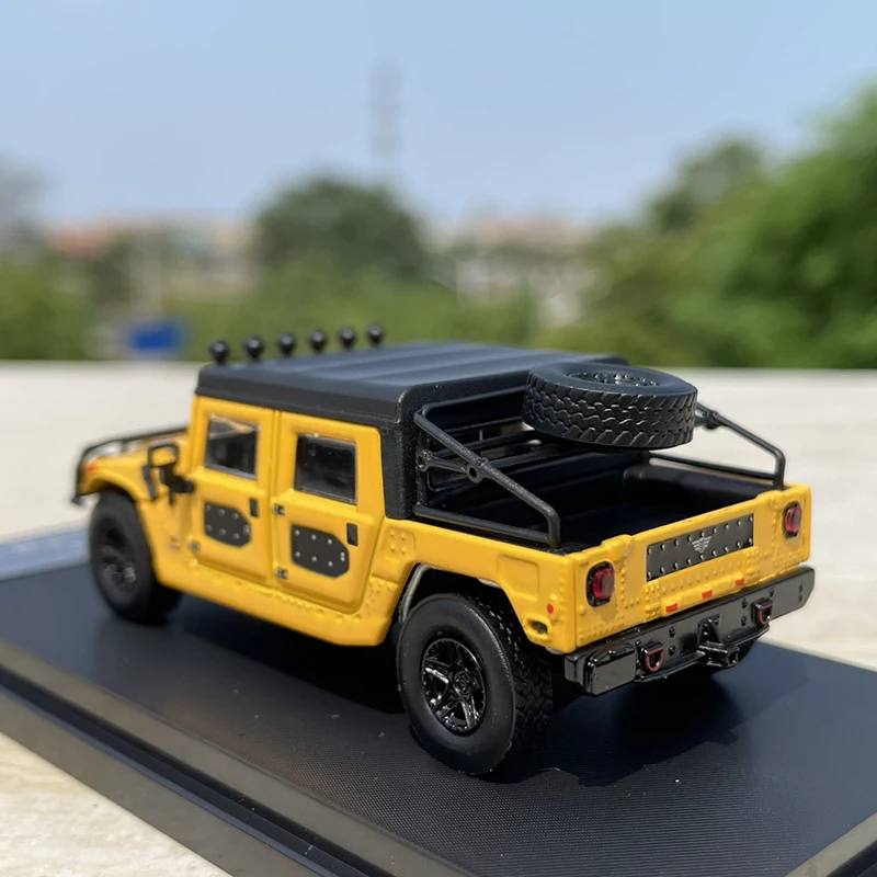 1/64 Scale Hummer H1 off-road Alloy Car Model Metal Die-Cast Toy Vehicle for Collection Souvenir Gift Display