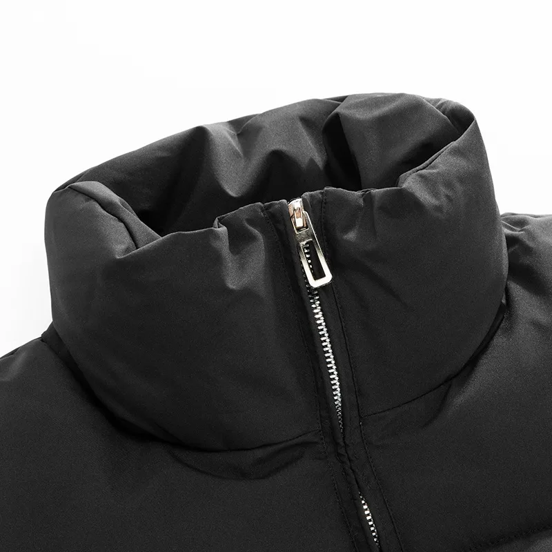 Winter Warm Thicken Men\'s Parka Jackets Male Oversize Stand Collar Windbreaker Korean Fashion Coat Men Woman Jacket Streetwear