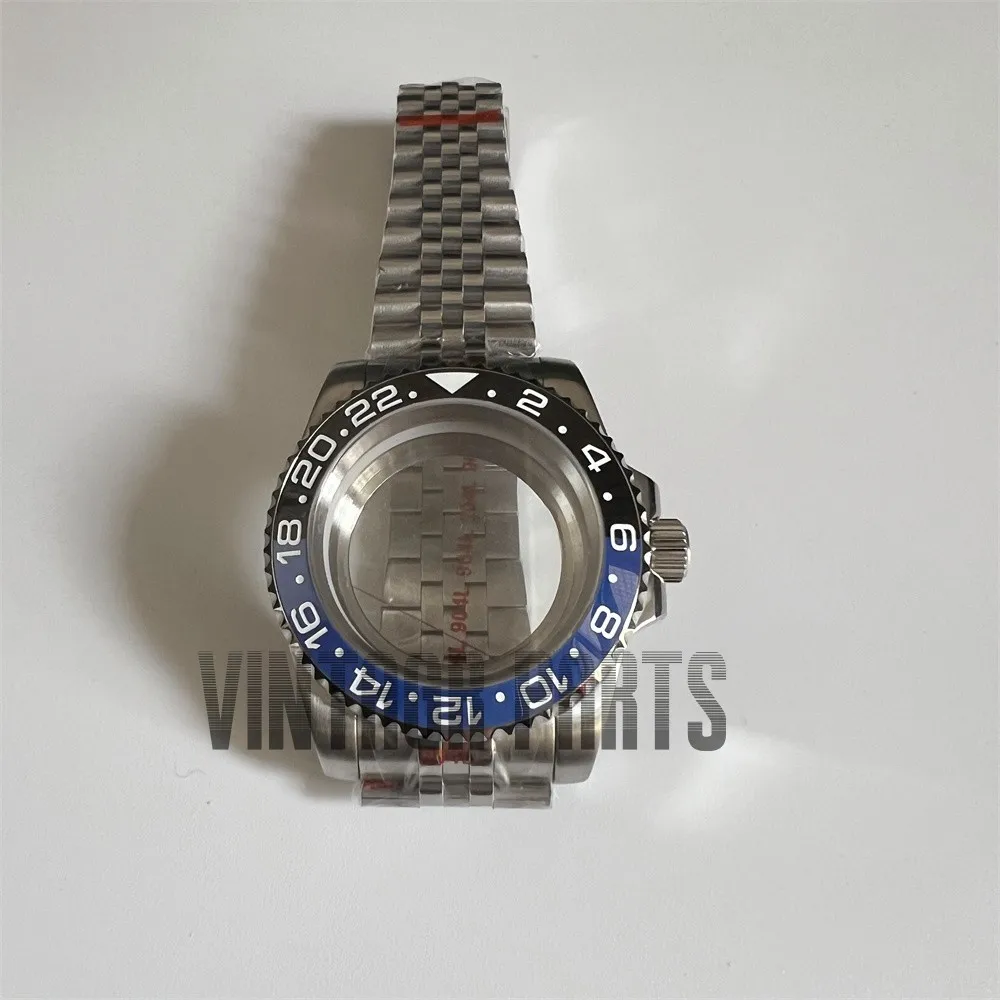 316L Stainless Steel 40mm watch case sapphire glass fit NH35 NH36 movement