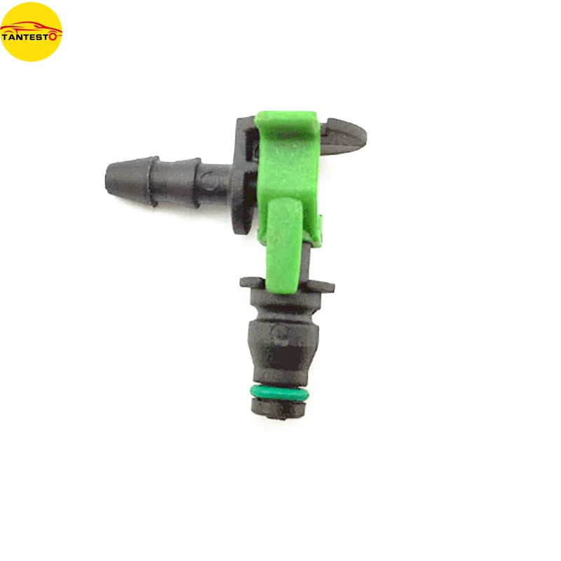 TANTESTO 1PCS Two-way L Shape Oil Return Joint ForJiangling Ford New All-shuntu Ruiou V348 Fuel Injector