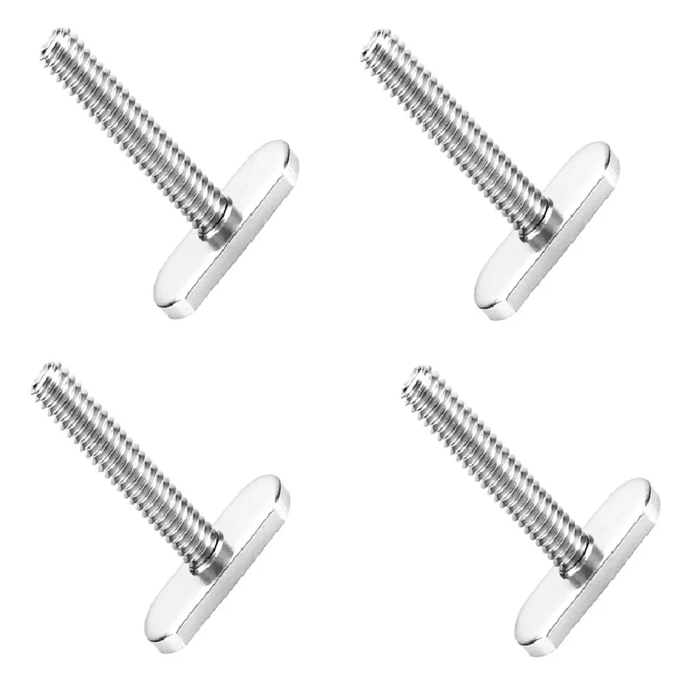 4x 304 Stainless Steel Threads Kayak Rail Track Screws Track Nuts T Bolt Hardware Gear Mounting Accessories Kit Kayak Rail Track