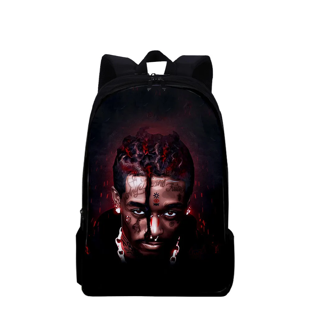 

Hip Hop Popular Lil Uzi Vert Notebook Backpacks pupil School Bags 3D Print Oxford Waterproof Boys/Girls Laptop Backpacks