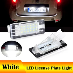 2Pcs OEM# 8200013577/8200013577F LED Rear Tail License Number Plate Lights for Renault Captur Dacia Duster MK1 Logan MK2 Lodgy