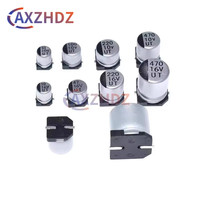 400PCS 1uF~1000uF 6.3V-50V Capacitor Kit Aluminum Electrolytic SMD Condensadores Electrolíticos 24Value With Box Kit De Reparac