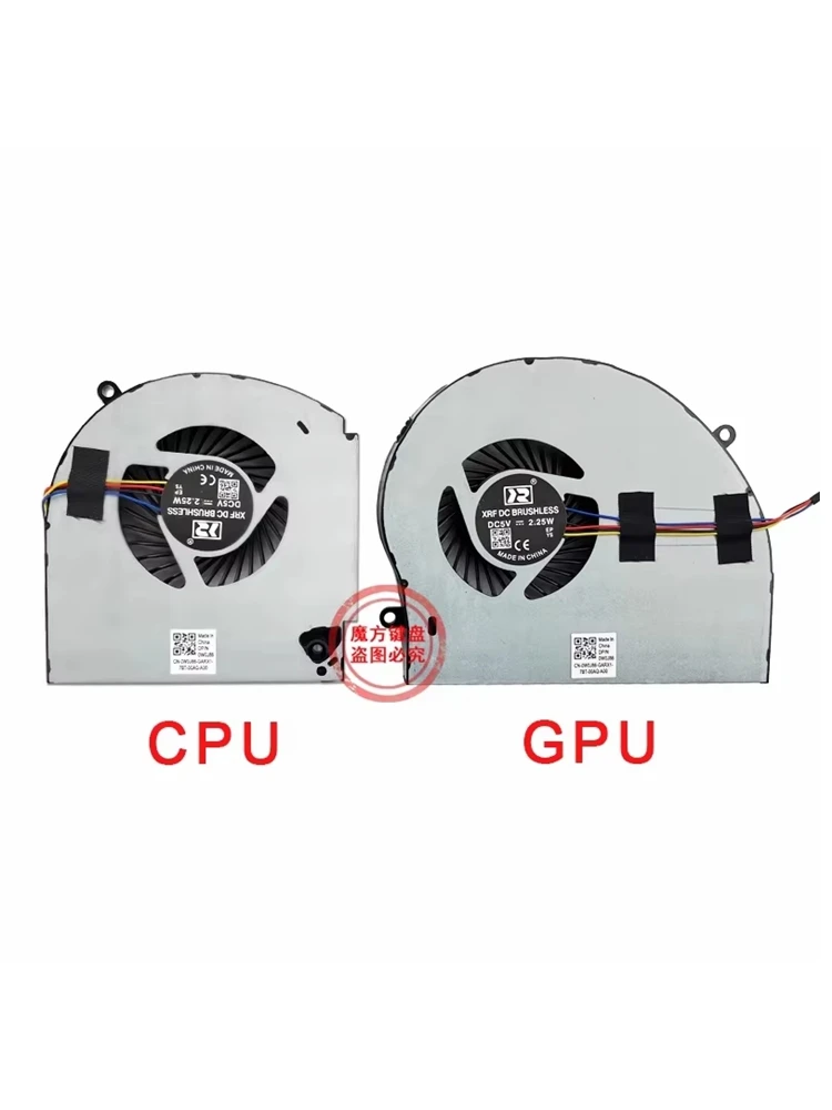 New CPU GPU Cooling Fans For DELL Alienware 17 R4 17 R5 P31E 17-R4 Laptop MG75090V1-C060-S9A MG75090V1-C070-S9A image 5